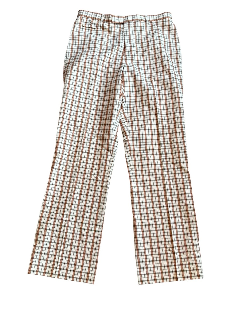 Penguin by Munsingwear  Plaid Chino Men's Golf Dress Pants Straight Fit | 32x32